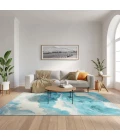 Nourison Home Color Splash Blue CSP05 4ft. x 6ft. Rect. Rug