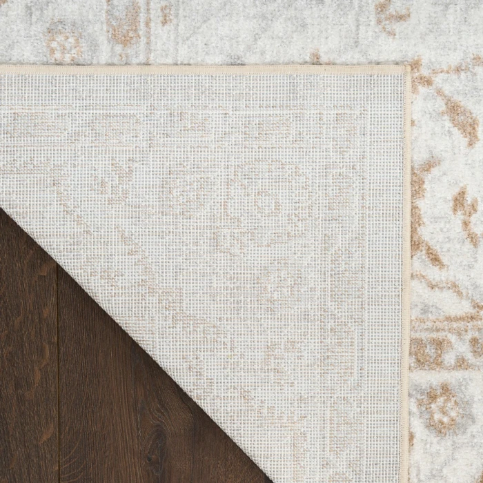 Nourison Astra Machine Washable Grey ASW20 9 ft. x 12 ft. Rect. Rug