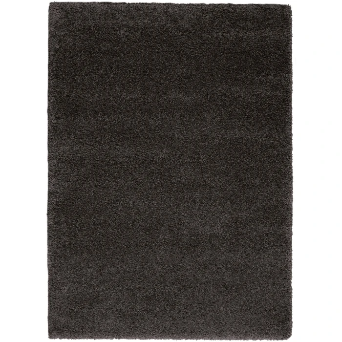 Nourison Malibu Shag Dark Grey MSG01 5ft. 3in. x 7ft. 3in. Rect. Rug