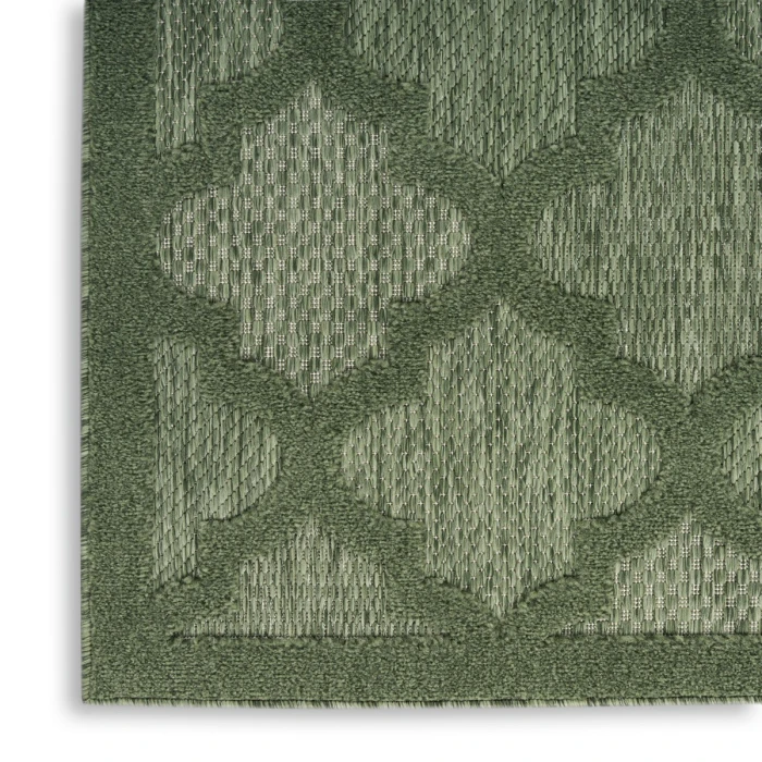 Nourison Easy Care Green NES01 10 ft. X 14 ft. Rect. Rug