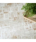 Nourison Dekor Ivory Taupe DEK11 5 ft. 3 in. X 7 ft. Rect. Rug