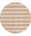 Nourison Positano Beige Ivory POS03 5ft. Round Rug