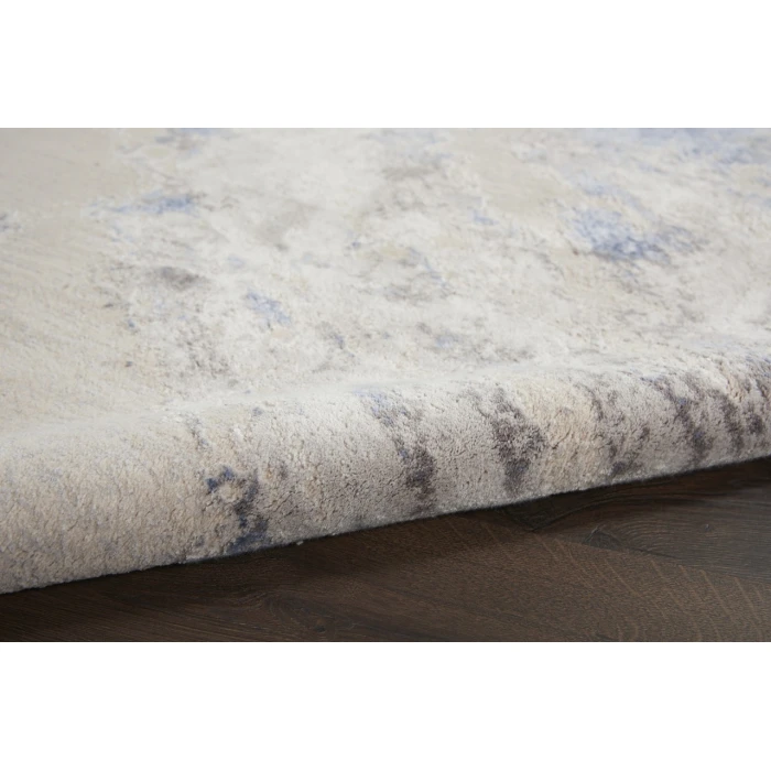 Nourison Home Silky Textures Blue SLY03 3ft.11in. x 5ft.11in. Rect. Rug