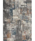 Nourison Home Tangra Grey TNR06 4ft. x 6ft. Rect. Rug