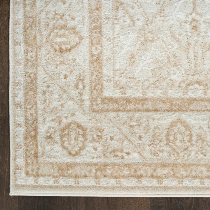 Nourison Dekor Cream Beige DEK03 5 ft. 3 in. X 7 ft. Rect. Rug