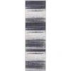 Nourison Launder Ivory Black LDR01 2ft.2in. x 7ft.6in. Rect. Rug