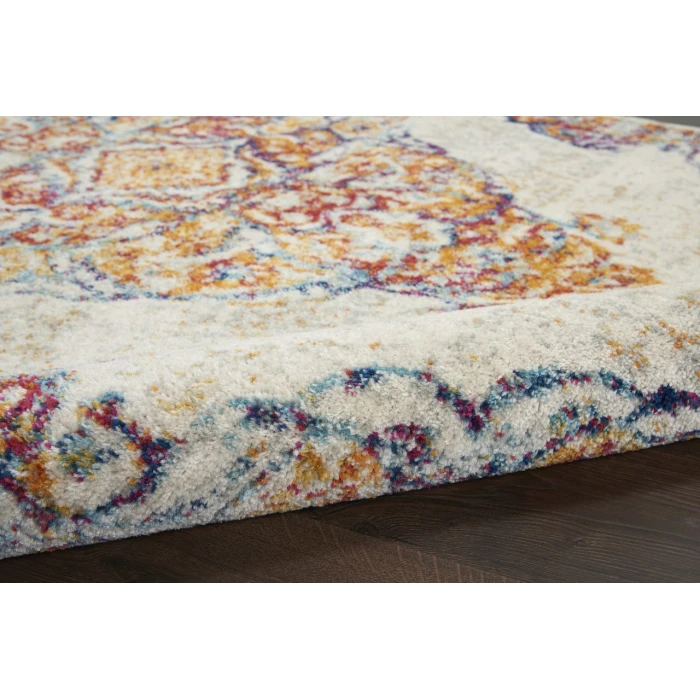 Nourison Persian Vintage Ivory Multicolor PRV02 3ft.3in. x 5ft.3in. Rect. Rug
