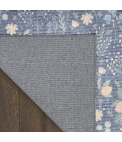 Nourison Home Botanical Washables Blue BOT04 4ft. x 6ft. Rect. Rug