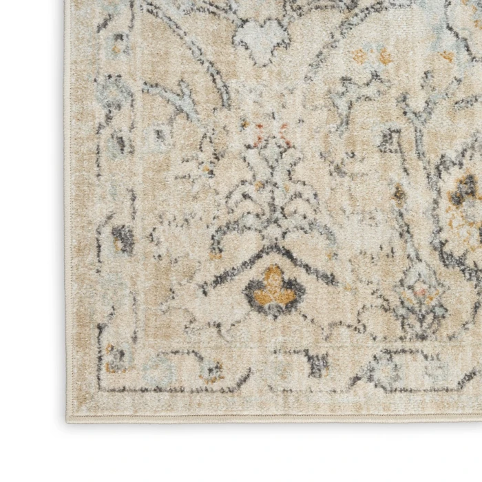Nourison Oushak Home Cream OUS01 2 ft. X 4 ft. Rect. Rug