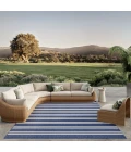 Nourison Home Horizon Indoor/Outdoor Blue HOZ05 10ft. x 14ft. Rect. Rug