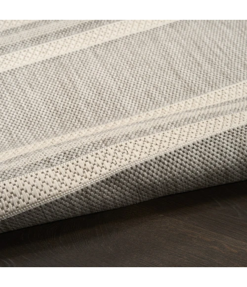 Nourison Home Horizon Indoor/Outdoor Grey HOZ05 2ft. x 6ft. Rect. Rug