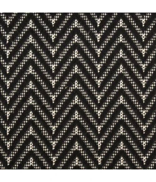 Nourison Horizon Indoor/Outdoor Black HOZ02 5 ft. X 7 ft. Rect. Rug