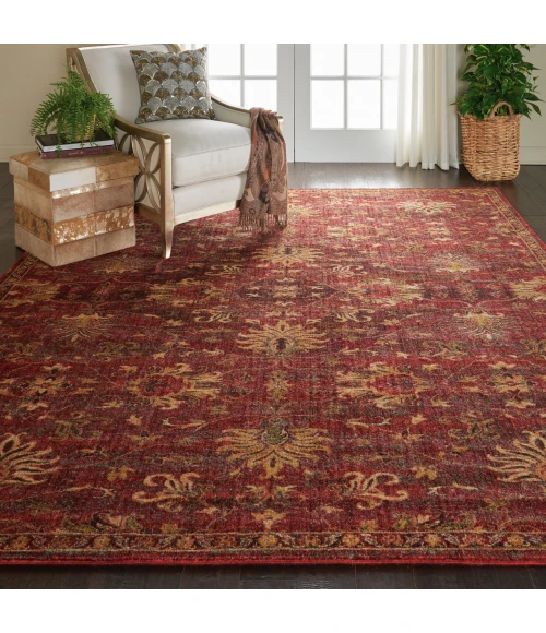 Nourison Home Jewel Red JEL02 9ft. x 12ft. Rect. Rug