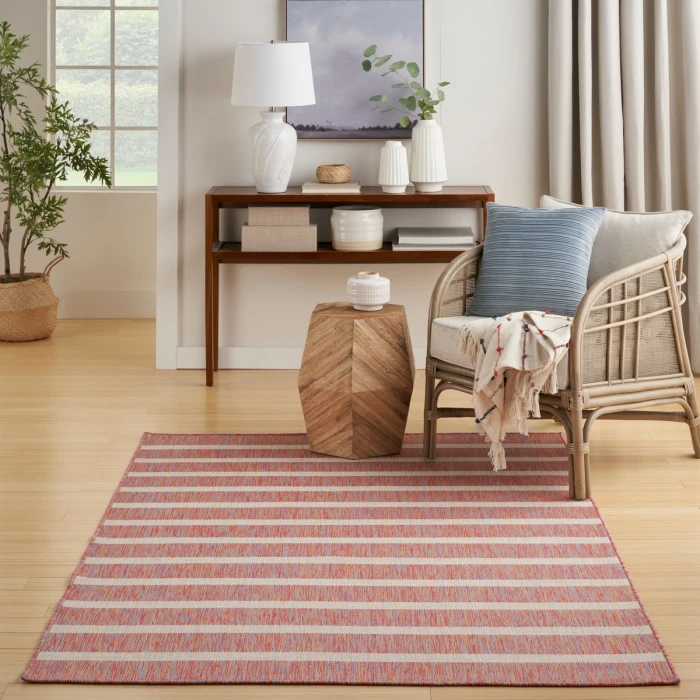Nourison Positano Rainbow Ivory POS03 5 ft. X 7 ft. Rect. Rug
