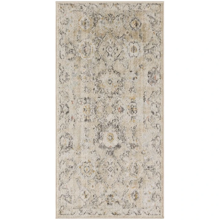Nourison Oushak Home Cream OUS01 2 ft. X 4 ft. Rect. Rug