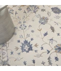 Nourison Home Silky Textures Blue SLY09 7ft.10in. x 10ft.6in. Rect. Rug