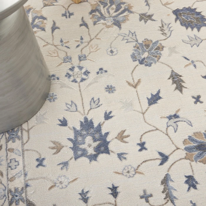 Nourison Home Silky Textures Blue SLY09 7ft.10in. x 10ft.6in. Rect. Rug