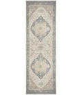 Nourison Vintage Washables Blue Green VWS13 2 ft. X 6 ft. Rect. Rug
