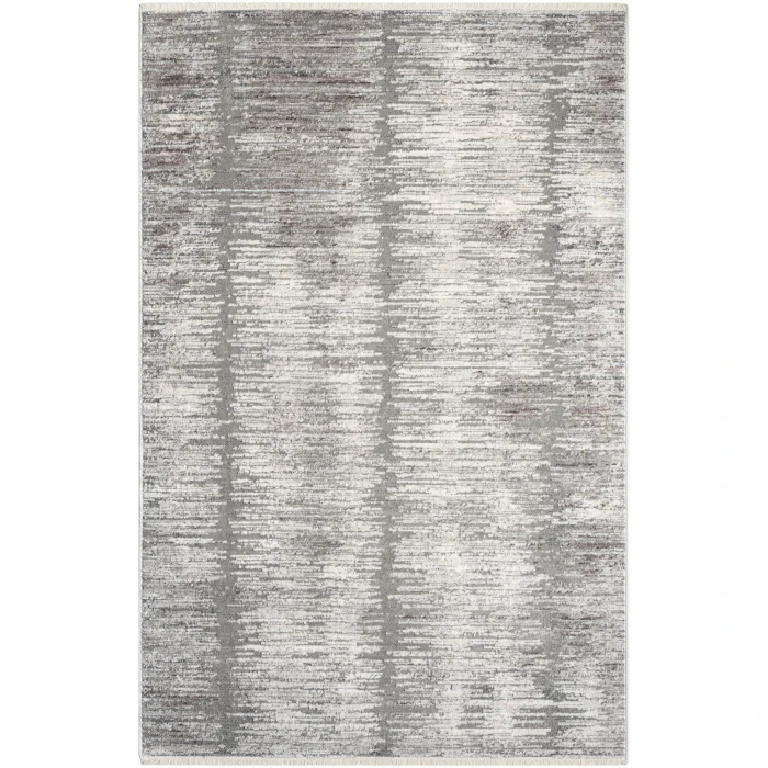 Nourison Home Abstract Hues Grey ABH03 3ft.3in. x 5ft.3in. Rect. Rug