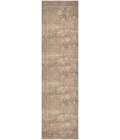 Nourison Vintage Washables Taupe Multicolor VWS09 2 ft. 2 in. X 8 ft. Rect. Rug