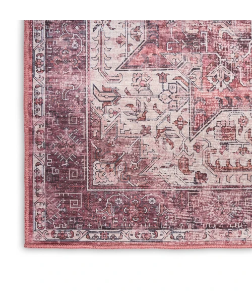 Nourison Nourison Washables Red NWB15 6 ft. X 9 ft. Rect. Rug