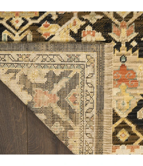 Nourison Home Antique Bloom Brown ANB02 5ft.6in. x 8ft.6in. Rect. Rug