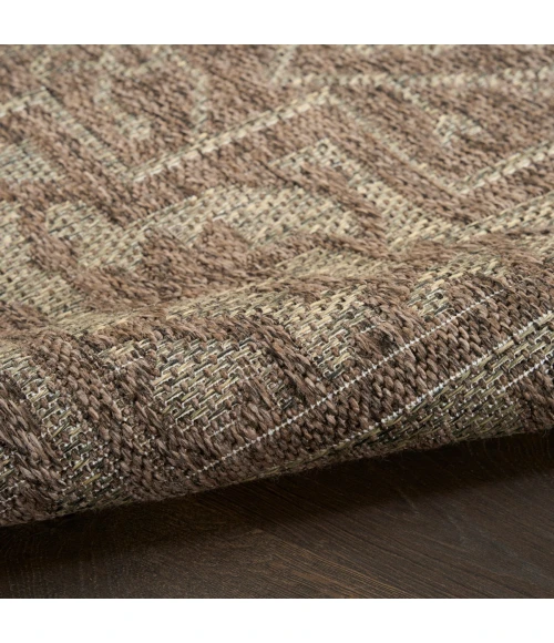 Nourison Tulum Brown TLM05 2 ft. 2 in. X 10 ft. Rect. Rug