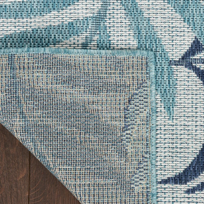 Nourison Garden Oasis Blue GOA01 10 ft. X 14 ft. Rect. Rug
