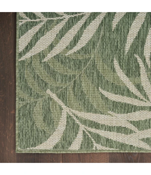 Nourison Garden Oasis Green Ivory GOA01 2 ft. X 6 ft. Rect. Rug