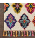 Nourison Nomad Ivory Multicolor NMD06 2ft.2in. x 4ft. Rect. Rug