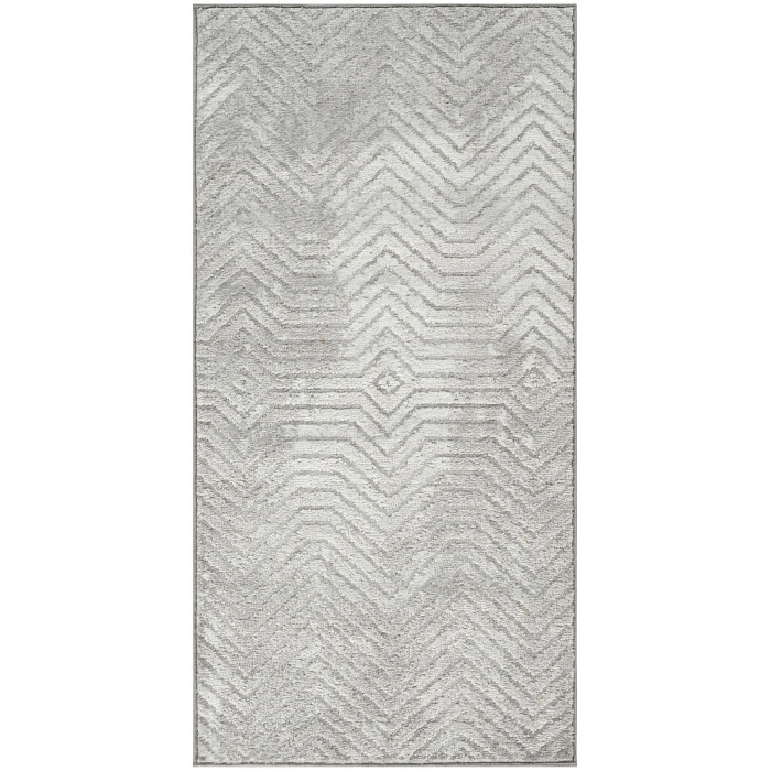 Nourison Dekor Grey DEK04 2 ft. X 4 ft. Rect. Rug