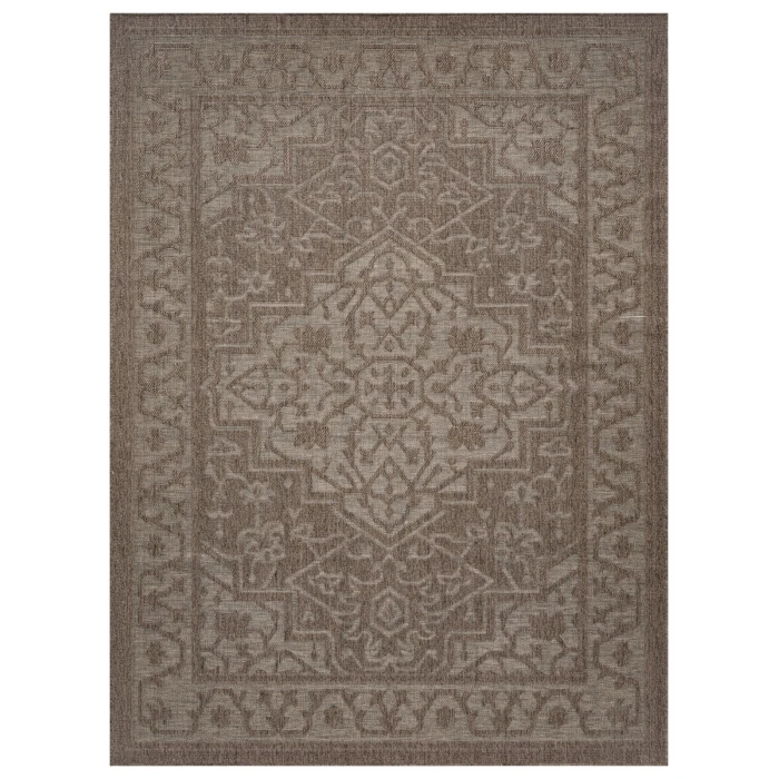 Nourison Tulum Brown TLM05 9 ft. X 12 ft. Rect. Rug