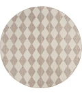 Nourison Positano Beige POS04 12ft. Round Rug