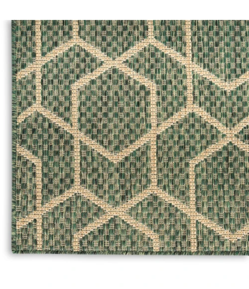Nourison Horizon Indoor/Outdoor Green HOZ01 2 ft. 2 in. X 8 ft. Rect. Rug