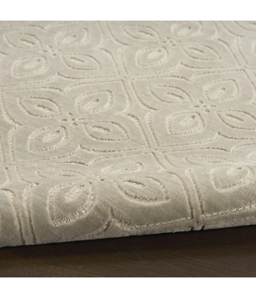 Nourison Home Washable Charm Grey WCH03 2ft.2in. x 8ft. Rect. Rug