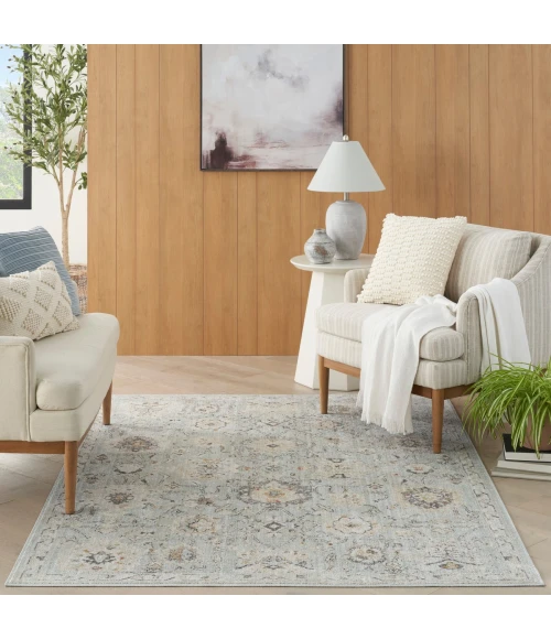 Nourison Oushak Home Mint OUS01 6 ft. X 9 ft. Rect. Rug