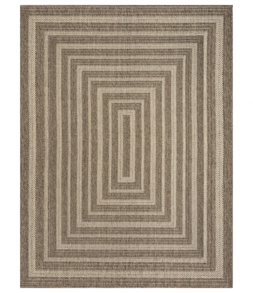 Nourison Tulum Brown TLM04 9 ft. X 12 ft. Rect. Rug