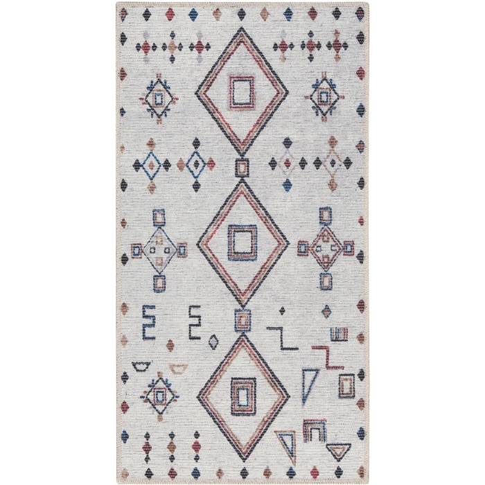 Nourison New Concept Washables Ivory Multicolor SR108 2ft. x 3ft. 9in. Rect. Rug
