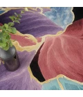 Nourison Prismatic Black PRS34 6 ft. X 8 ft. Rect. Rug