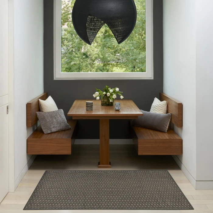 Nourison Home Horizon Indoor/Outdoor Grey HOZ02 2ft. x 3ft. Rect. Rug