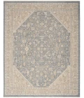 Nourison Retreat Ivory Blue RET03 8 ft. X 10 ft. Rect. Rug