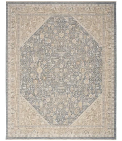 Nourison Home Retreat RET03 Ivory Blue 7 ft. 10 in. X 10 ft. Area Rug