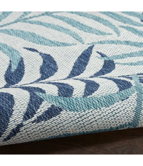 Nourison Garden Oasis Blue GOA01 2 ft. X 6 ft. Rect. Rug
