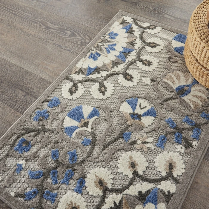 Nourison Home Aloha Grey ALH20 2ft. x 3ft. Rect. Rug