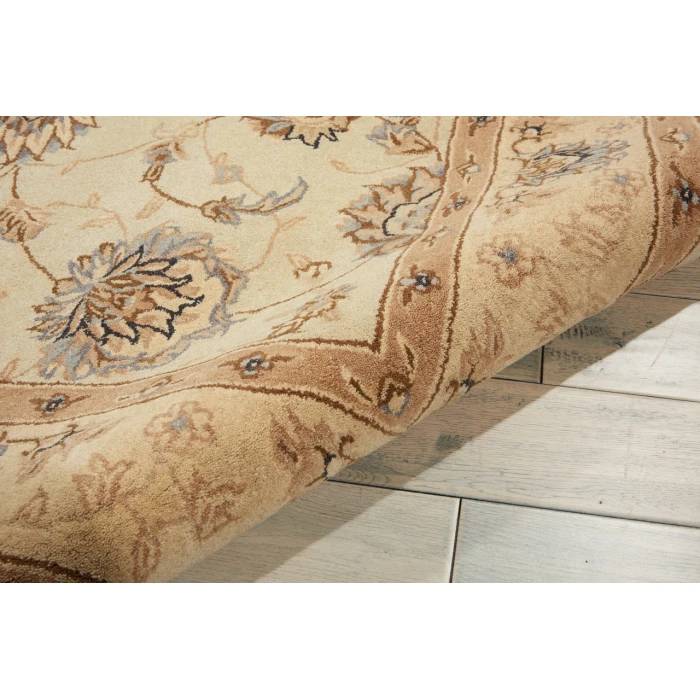 Nourison Home Heritage Hall Beige HE28 5ft.6in. x 8ft.6in. Rect. Rug