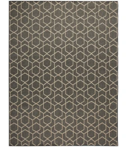 Nourison Home Horizon Indoor/Outdoor HOZ01 Charcoal 8 ft. X 10 ft. Area Rug