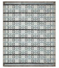 Nourison Nordic Blue NRC06 8 ft. X 10 ft. Rect. Rug