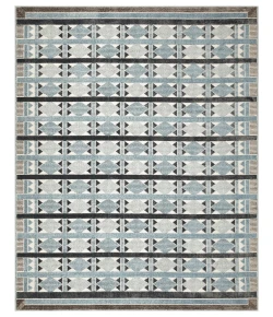 Nourison Home Nordic NRC06 Blue 8 ft. X 10 ft. Area Rug