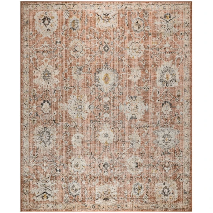Nourison Oushak Home Rust OUS01 9 ft. X 12 ft. Rect. Rug