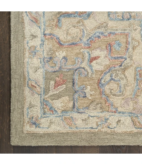 Nourison Home Maison Green MSO06 5ft.9in. x 8ft.9in. Rect. Rug